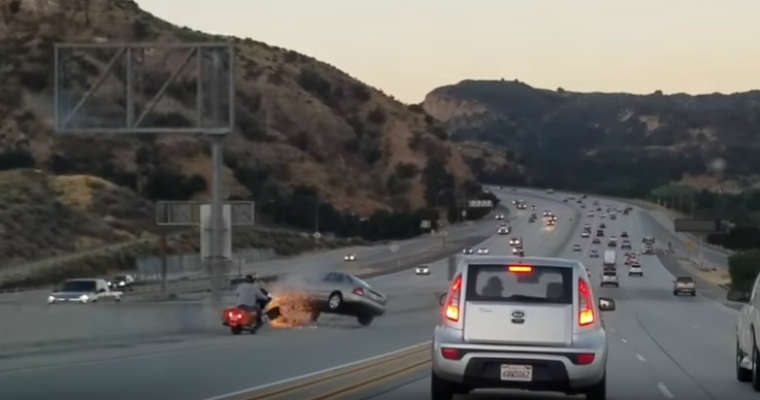 Agresja na drodze. Źródło: youtube