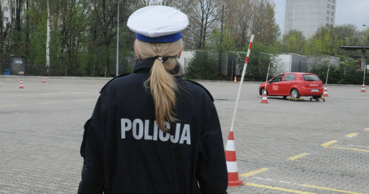 Bezpłatne warsztaty bezpiecznej jazdy w Katowicach FOT. katowice.slaska.policja.gov.pl