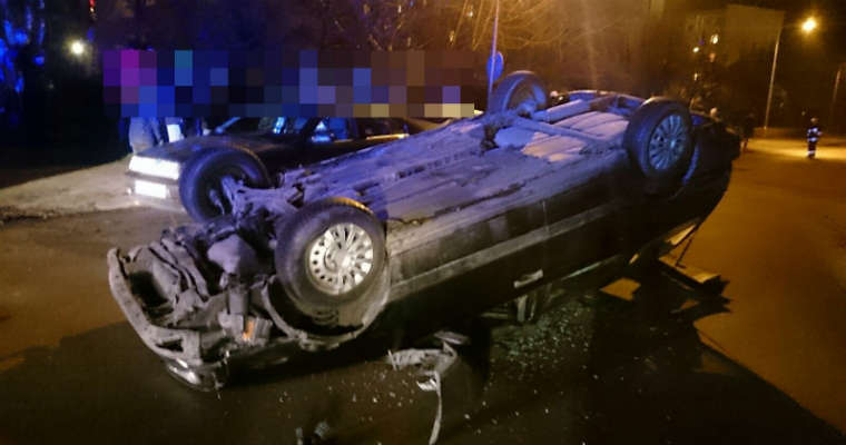 Kolizja w Ornecie spowodowana zaparowanymi szybami. Źródło: policja.pl