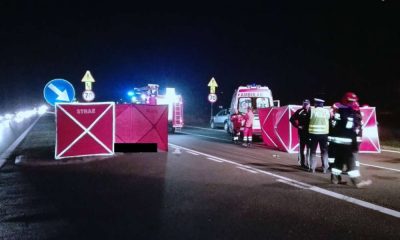 W Sarnowie kierowca hyundai tucson potrącił trzy kobiety na przejściu dla pieszych. Dwie zginęły, jedna jest ciężko ranna. Fot. Policja