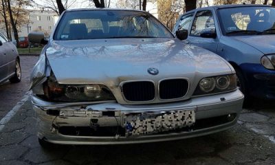 Kierowca BMW wjechał w sklep w Stalowej Woli. Fot. Policja