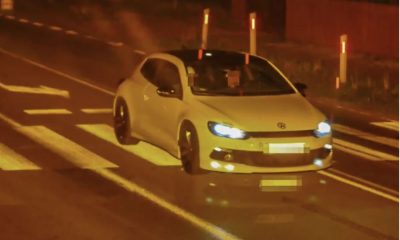 Kierowca złapany przez fotoradar na jeździe 221 km/h. Fot. CANARD