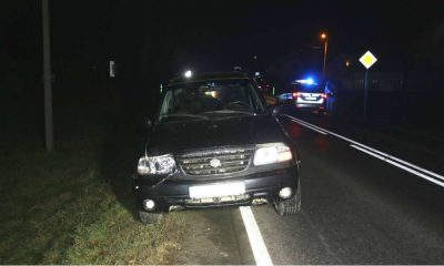 Śmiertelne potrącenie pieszej w Łękach. Fot. Policja