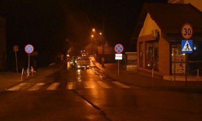 Śmiertelne potrącenie pieszego w miejscowości Radzanów. Fot. Policja