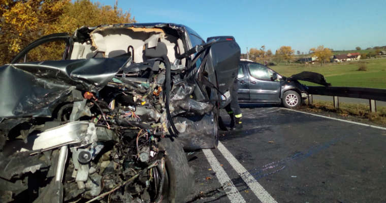 Śmiertelny wypadek w Rogaszycach na DK11. Fot. policja