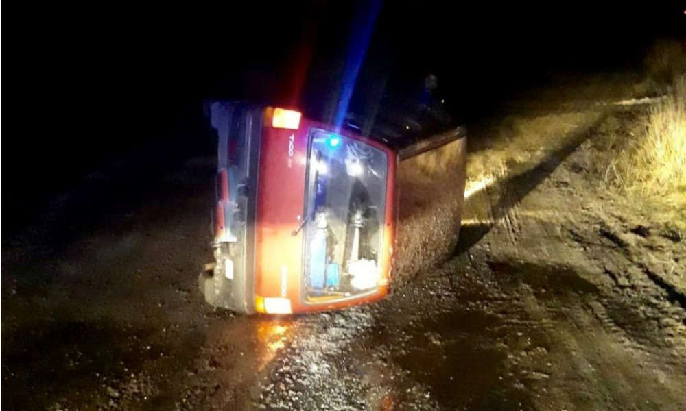 Pijani nastolatkowie uciekali przed policją w Lidzbarku Warmińskim. Fot. Policja