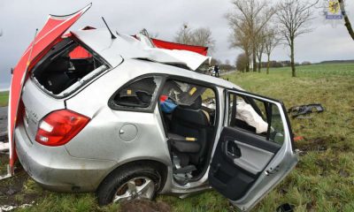 30-letni kierowca fabii nie przeżył zderzenia z ciężarówką Fot. Policja