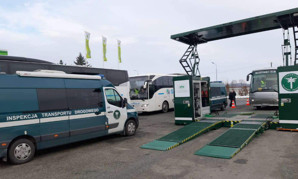 ITD kontrolowało autokary podczas akcji "Bezpieczne ferie". Fot. ITD