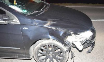 Kierowca śmiertelnie potrącił pieszego na przejściu w Krościenku nad Dunajcem. Fot. Policja