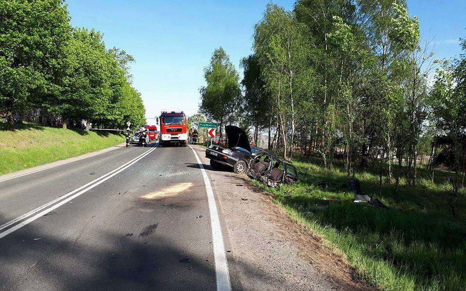 Wypadek w Woli Filipowskiej. Fot. OSP Tenczynek