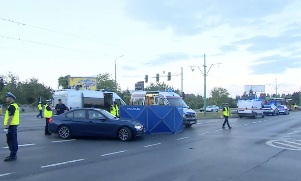 Na początku czerwca na przejściu dla pieszych w Poznaniu motornicza tramwaju wjechała w 8-latka. Źródło: TVN24
