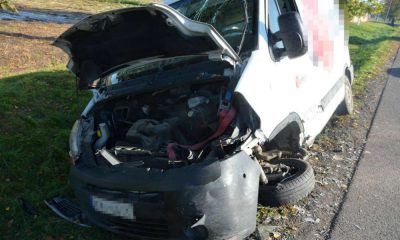 Kierowca dostawczego busa, który zabił 71-latkę, był pod wpływem amfetaminy. Fot. Policja