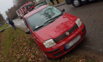 Kierowca fiata potrącił 15-latkę na przejściu dla pieszych w Gołotczyźnie. Fot. OSP Sońsk/Facebook