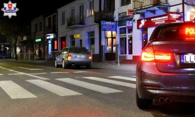 19-latek potrącił pieszą przechodzącą na zielonym świetle w Łukowie Fot. KPP Łuków