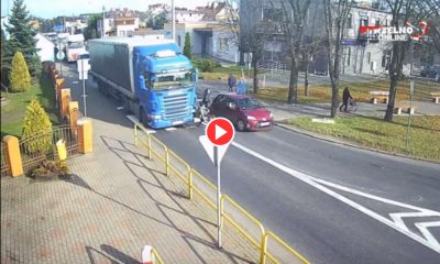 Potrącenie w Strzelnie Źródło: YouTube