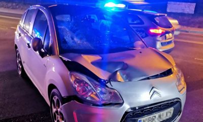 Kobieta kierująca citroenem wjechała w 13-latka na przejściu dla pieszych w Niepołomicach Fot. Policja