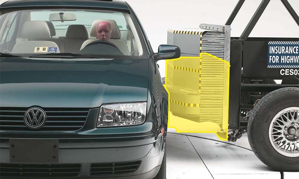 Test zderzeniowy IIHS Fot. IIHS