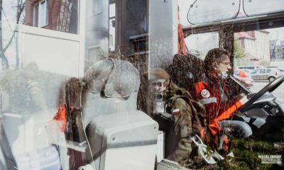 Żołnierze WOT podczas epidemii pomagają m.in. oddając krew. Na zdjęciu zbiórek odbyła się w 13 Śląskiej Brygadzie OT Fot. WOT