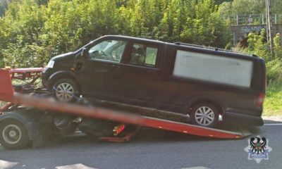 Kierowca karawanu był pijany i pod wpływem narkotyków Fot. Policja