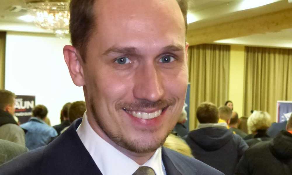 Konrad Berkowicz, jeden z liderów Konfederacji zagłosował za zmianami m.in. poszerzającymi ochronę pieszych na przejściach Fot. Jarosław Roland Kruk / Wikipedia, licencja: CC-BY-SA-3.0