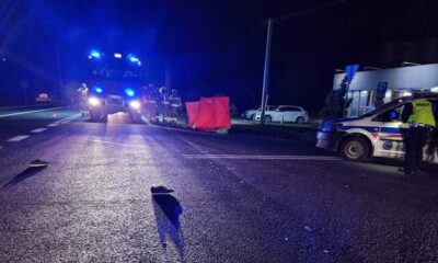 Kierowca autobusu zabił pieszego na przejściu dla pieszych w Drobinie. Fot. Facebook/OSP Drobin