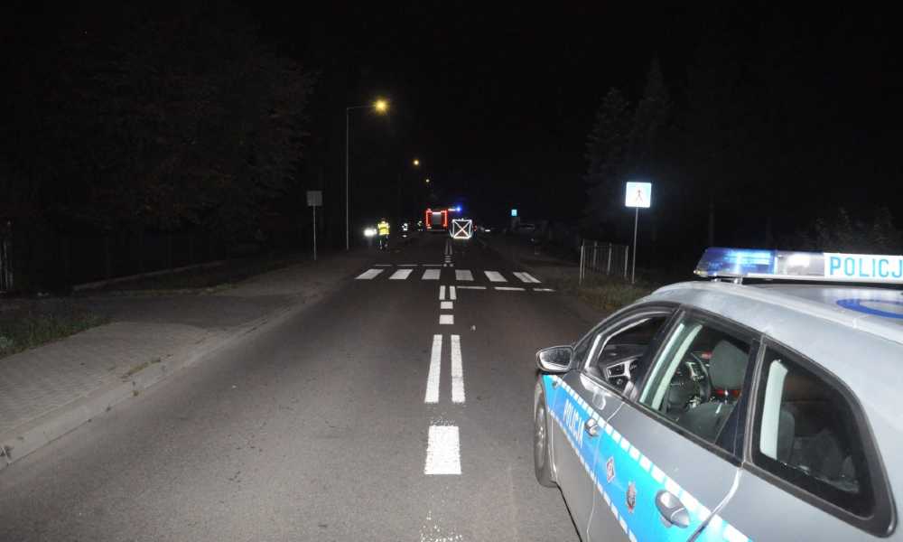 Kierowca zabił 9-lata na przejściu dla pieszych w Krężnicy Jarej (Lubelskie) Fot. Policja
