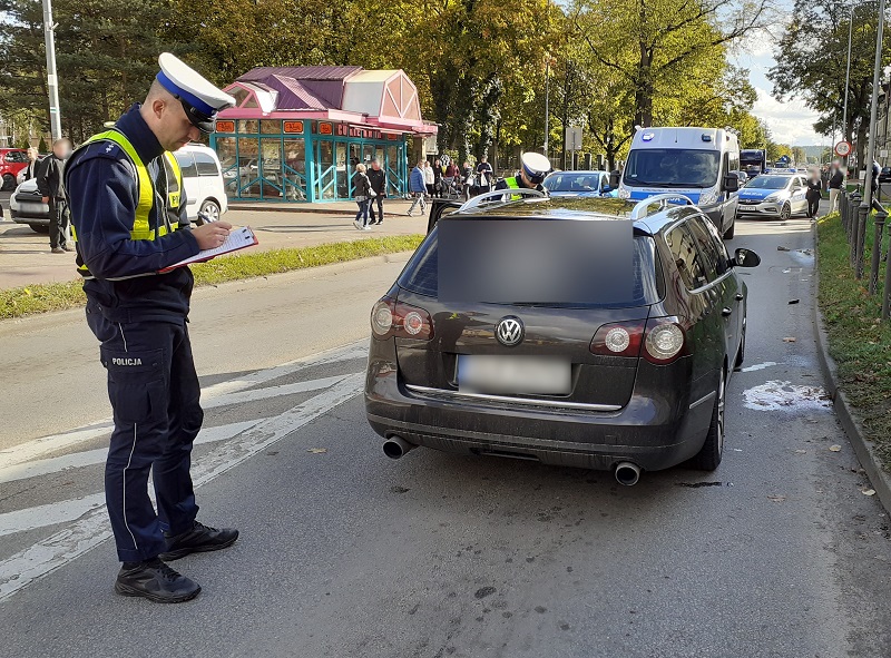 19-latka śmiertelnie potrąciła 83-letnią pieszą w Lęborku Fot. Policja