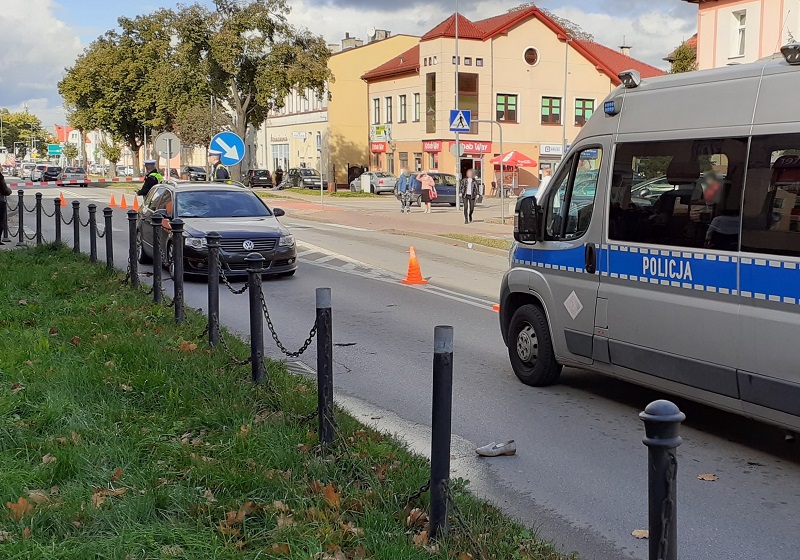 Młoda dziewczyna doprowadziła do tragedii na ul. Zwycięstwa w Lęborku Fot. policja