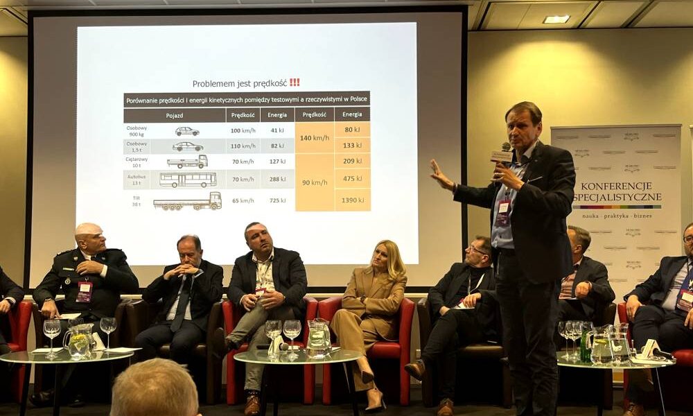 Jacek Pasikowski z Prowerk tłumaczył, że infrastrukturalnie polskie drogi szybkiego ruchu przystosowane są do 110 km/h. Fot. brd24