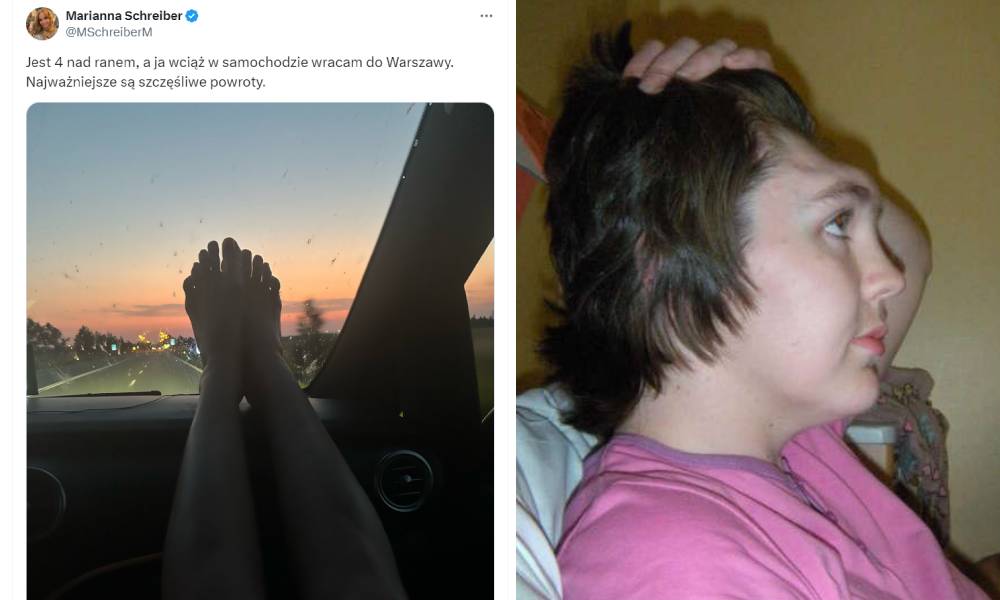 Marianna Schreiber pokazała taką jazdą, przed jaką od lat przestrzega ofiara wypadku Grainne Kealy z Irlandii Źródło: X/Marianna Schreiber/Facebook/Graine Kealy