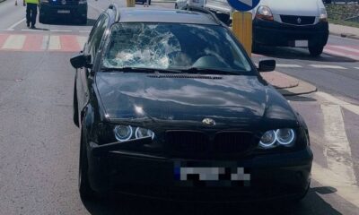 Samochód sprawczyni wypadku Fot. Policja