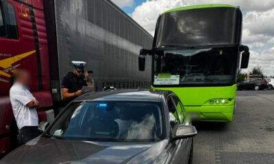 Pijany kierowca autobusu został zatrzymany Fot. Policja