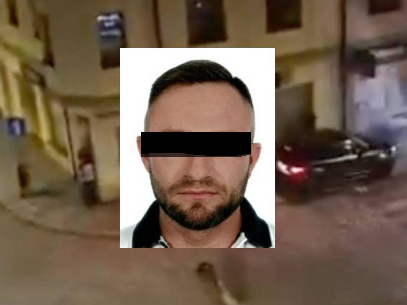 Dawid Z. był poszukiwany za próbę sprowadzenia katastrofy lądowej w Głogowie. Został zatrzymany Fot. Policja