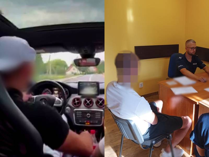 Młody piłkarz szalał mercedesem. Już stracił prawo jazdy
