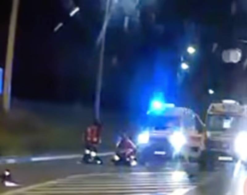 Zderzenie hulajnogisty z karetką w Gdańsku. Nie przeżył