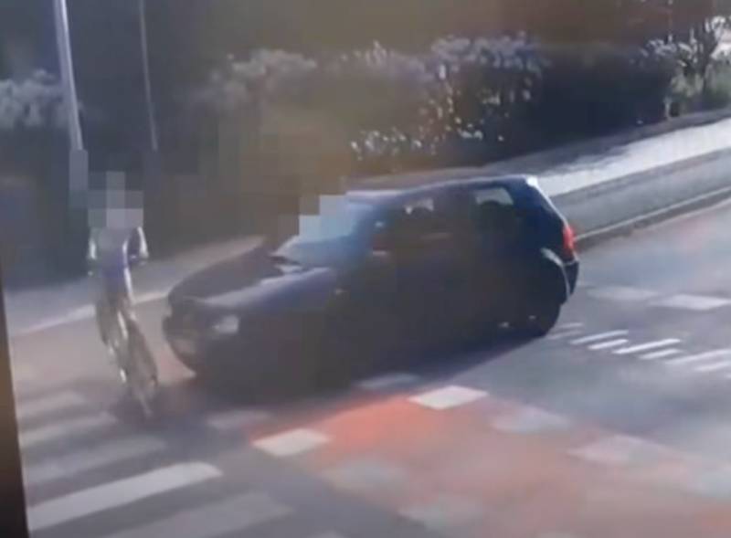 Wjechał w rowerzystkę na przejeździe. Policja uznała jej wyłączną winę