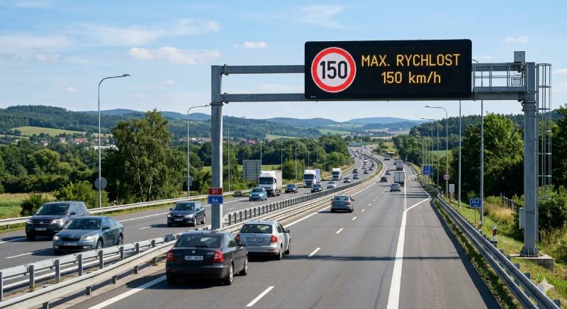 Czesi podwyższyli prędkość do 150 km/h na autostradzie. Efekt już znają