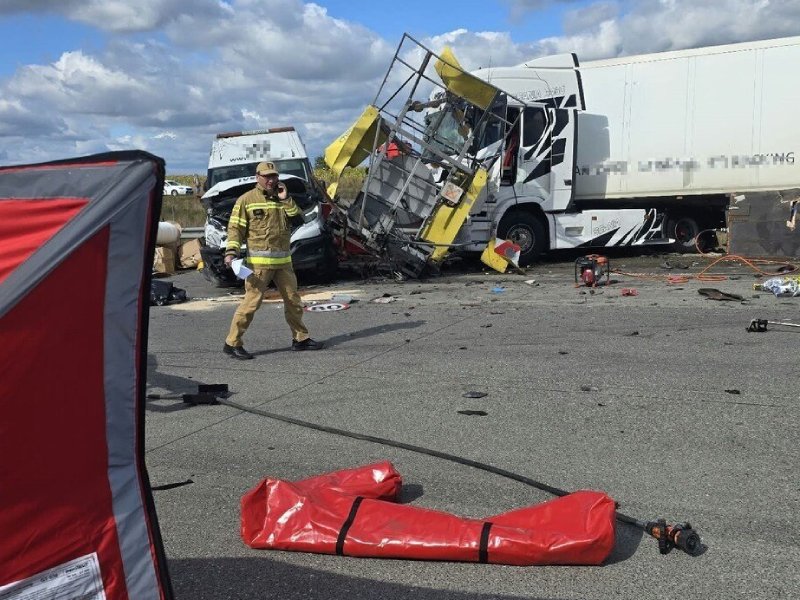 Sprawca tragedii na A1 kierował ciężarówką naćpany. Klefedron we krwi
