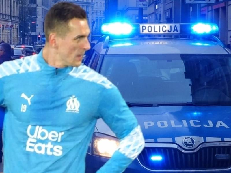Arkadiusz Milik ominął na przejściu. Policja go pouczyła, ale teraz zmieniła zdanie