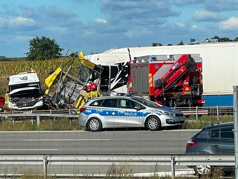 Tragedia na A1. Kierowca ciężarówki choćby nie hamował?